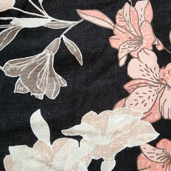 Nicole Miller Linnen Floral Dress Size XL - Picture 7 of 14